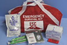 Earthquake Supply Center 'Grab 'N' Go Emergency Kit is perfect to keep in your car!